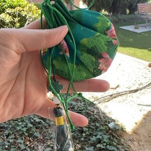 Chinese Good Luck Symbols Brocade Coin Purse, Jewelry Bags or Crystal Pouches,